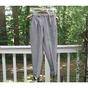 Vintage 90s Counterparts Houndstooth Stirrup Slacks